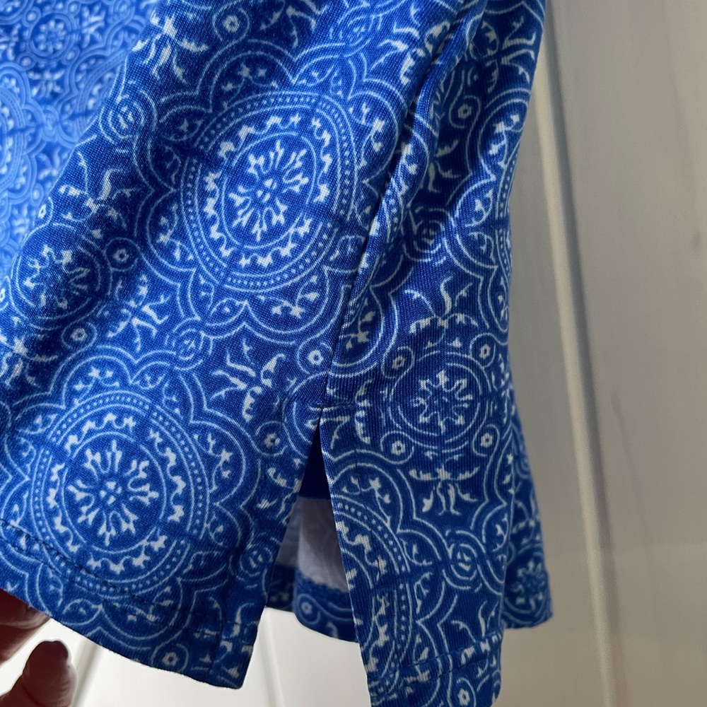 Tranquility, skirt with built in shorts, XL. Blue, paisley Fall, back to… - Picture 3 of 5